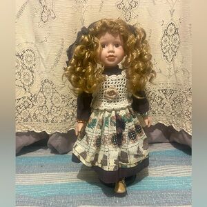 Vintage porcelain doll